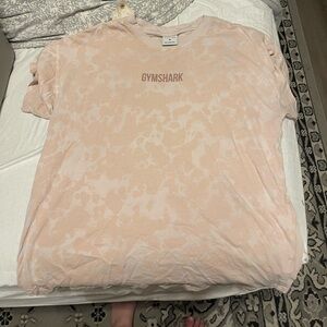 Gymshark Light Pink Patterned Tee